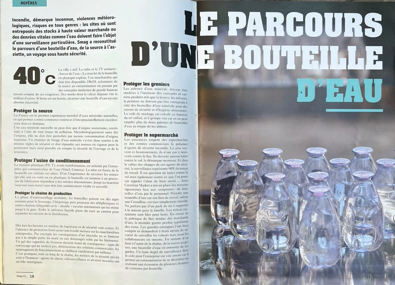 Reportage sur le parcours d’une bouteille d’eau