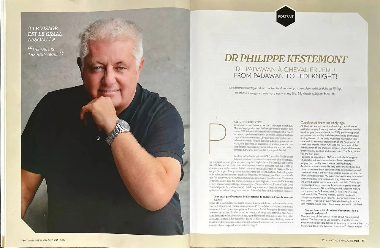 Portrait professionnel publié dans une interview magazine